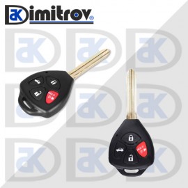 Кутийка ключ 4 бутона Toyota Avensis Corolla RAV4 Yaris